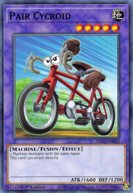 Pair Cycroid trading card from Dragons of Legend: The Complete Series Pair Cycroid - Dragons of Legend: The Complete Series YuGiOh trading card