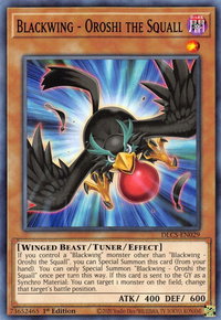 Blackwing - Oroshi the Squall - Dragons of Legend: The Complete Series (DLCS) #DLCS-EN029 - Common / Short Print YuGiOh Trading Card