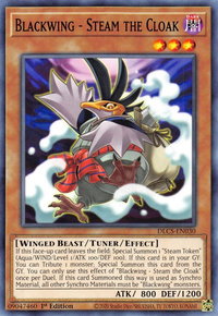 Blackwing - Steam the Cloak - Dragons of Legend: The Complete Series (DLCS) #DLCS-EN030 - Common / Short Print YuGiOh Trading Card