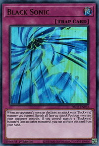 Black Sonic - Dragons of Legend: The Complete Series (DLCS) #DLCS-EN032 - Ultra Rare YuGiOh Trading Card