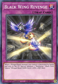 Black Wing Revenge - Dragons of Legend: The Complete Series (DLCS) #DLCS-EN033 - Common / Short Print YuGiOh Trading Card