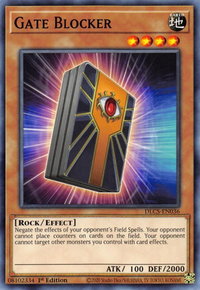 Gate Blocker - Dragons of Legend: The Complete Series (DLCS) #DLCS-EN036 - Common / Short Print YuGiOh Trading Card