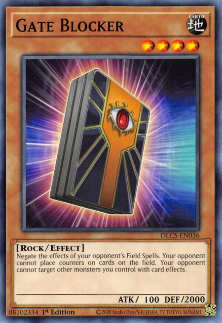 Gate Blocker - Dragons of Legend: The Complete Series YuGiOh trading card