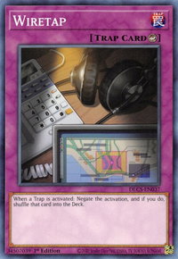Wiretap - Dragons of Legend: The Complete Series (DLCS) #DLCS-EN037 - Common / Short Print YuGiOh Trading Card