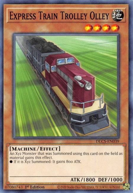 Express Train Trolley Olley - Dragons of Legend: The Complete Series YuGiOh trading card