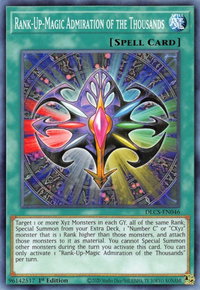 Rank-Up-Magic Admiration of the Thousands - Dragons of Legend: The Complete Series (DLCS) #DLCS-EN046 - Common / Short Print YuGiOh Trading Card
