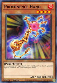 Prominence Hand - Dragons of Legend: The Complete Series (DLCS) #DLCS-EN050 - Common / Short Print YuGiOh Trading Card