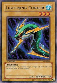 Lightning Conger - Labyrinth of Nightmare (LON) #LON-060 - Common / Short Print YuGiOh Trading Card