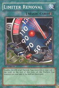 Limiter Removal trading card from Pharaoh's Servant Limiter Removal - Pharaoh's Servant YuGiOh trading card