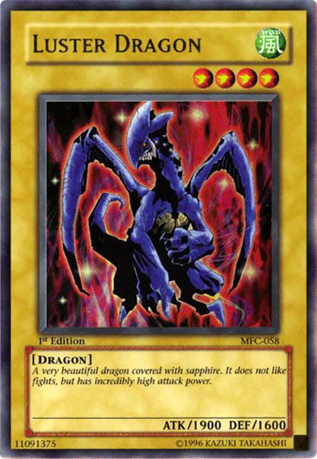 Luster Dragon - Magician's Force YuGiOh trading card