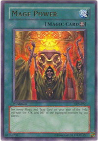 Mage Power - Labyrinth of Nightmare (LON) #LON-050 - Ultra Rare YuGiOh Trading Card