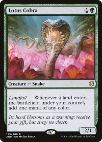 Lotus Cobra - Zendikar Rising (ZNR) #193 - Rare Magic: The Gathering Trading Card