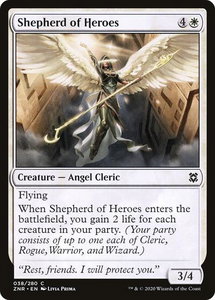 Shepherd of Heroes - Zendikar Rising (ZNR) #38 - Common Magic: The Gathering Trading Card