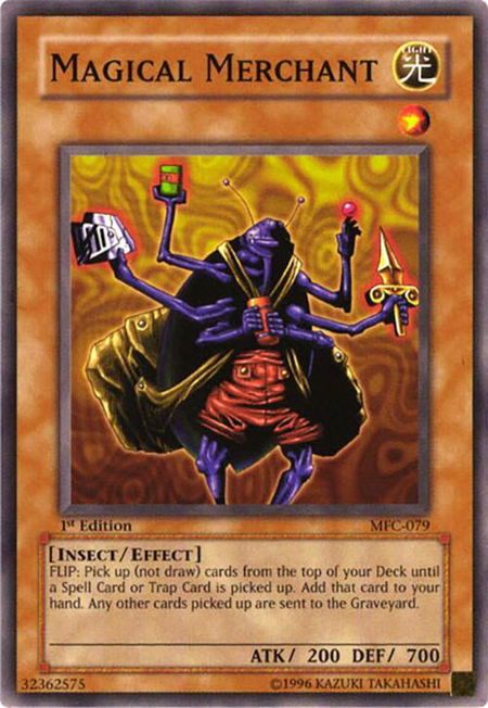 Magical Merchant - Magician's Force YuGiOh trading card