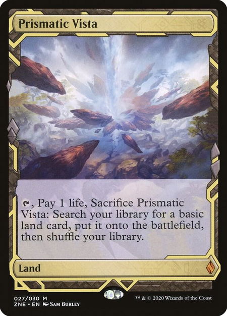 Prismatic Vista - Zendikar Rising Expeditions Magic: The Gathering trading card