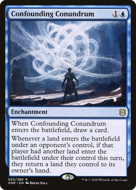 Confounding Conundrum - Zendikar Rising Magic: The Gathering trading card
