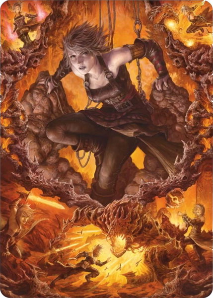 Nahiri, Heir of the Ancients Art Card (4/81) - Art Series: Zendikar Rising Magic: The Gathering trading card