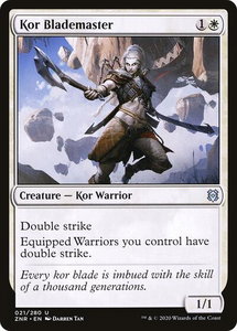 Kor Blademaster - Zendikar Rising (ZNR) #21 - Uncommon Magic: The Gathering Trading Card