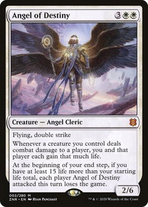 Angel of Destiny - Zendikar Rising (ZNR) #2 - Mythic Rare Magic: The Gathering Trading Card