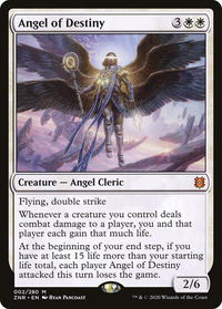 Angel of Destiny - Zendikar Rising (ZNR) #2 - Mythic Magic: The Gathering Trading Card