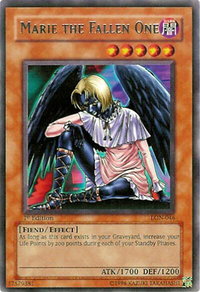 Marie the Fallen One - Labyrinth of Nightmare (LON) #LON-046 - Rare YuGiOh Trading Card