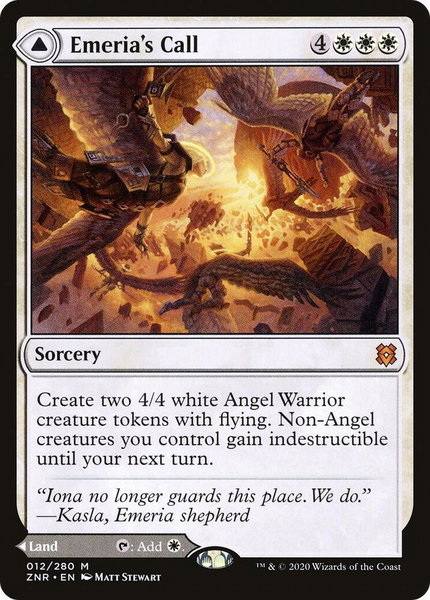 Emeria's Call trading card from Zendikar Rising Emeria's Call - Zendikar Rising Magic: The Gathering trading card