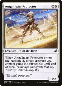 Angelheart Protector - Zendikar Rising (ZNR) #3 - Common Magic: The Gathering Trading Card