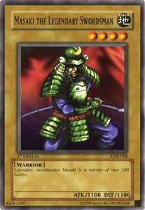 Masaki the Legendary Swordsman - The Legend of Blue Eyes White Dragon (LOB) #LOB-038 - Common / Short Print YuGiOh Trading Card
