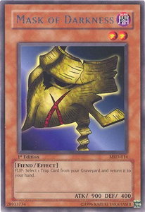 Mask of Darkness - Metal Raiders (MRD) #MRD-014 - Rare YuGiOh Trading Card