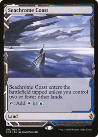 Seachrome Coast - Zendikar Rising Expeditions (ZNE) #11 - Mythic Magic: The Gathering Trading Card