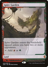 Spire Garden - Zendikar Rising Expeditions (ZNE) #19 - Mythic Magic: The Gathering Trading Card