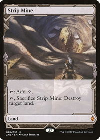 Strip Mine - Zendikar Rising Expeditions (ZNE) #28 - Mythic Magic: The Gathering Trading Card