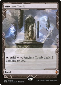 Ancient Tomb - Zendikar Rising Expeditions (ZNE) #21 - Mythic Rare Magic: The Gathering Trading Card