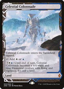 Celestial Colonnade - Zendikar Rising Expeditions (ZNE) #23 - Mythic Rare Magic: The Gathering Trading Card