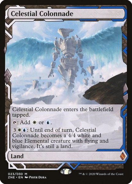 Celestial Colonnade - Zendikar Rising Expeditions Magic: The Gathering trading card