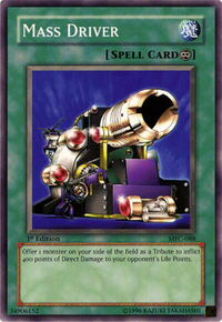 Mass Driver - Magician's Force (MFC) #MFC-088 - Common / Short Print YuGiOh Trading Card