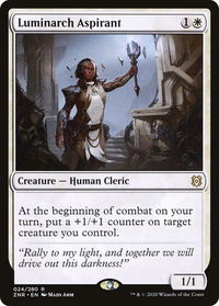 Luminarch Aspirant - Zendikar Rising (ZNR) #24 - Rare Magic: The Gathering Trading Card