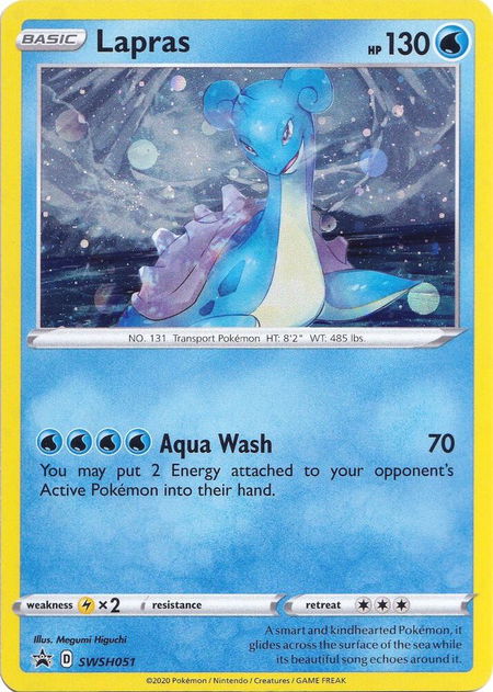 Lapras - SWSH051 - SWSH: Sword & Shield Promo Cards Pokémon trading card