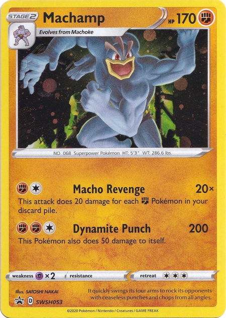 Machamp - SWSH053 - SWSH: Sword & Shield Promo Cards Pokémon trading card