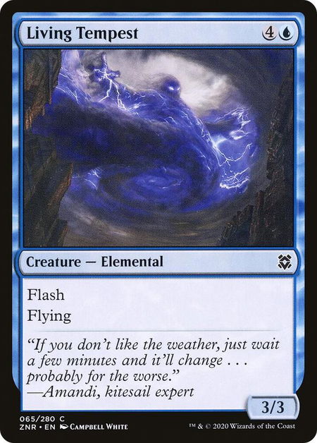 Living Tempest - Zendikar Rising Magic: The Gathering trading card