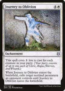 Journey to Oblivion - Zendikar Rising (ZNR) #17 - Uncommon Magic: The Gathering Trading Card