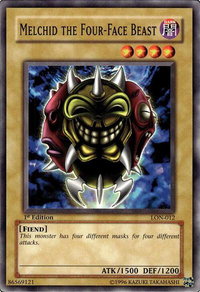 Melchid the Four-Face Beast - Labyrinth of Nightmare (LON) #LON-012 - Common / Short Print YuGiOh Trading Card