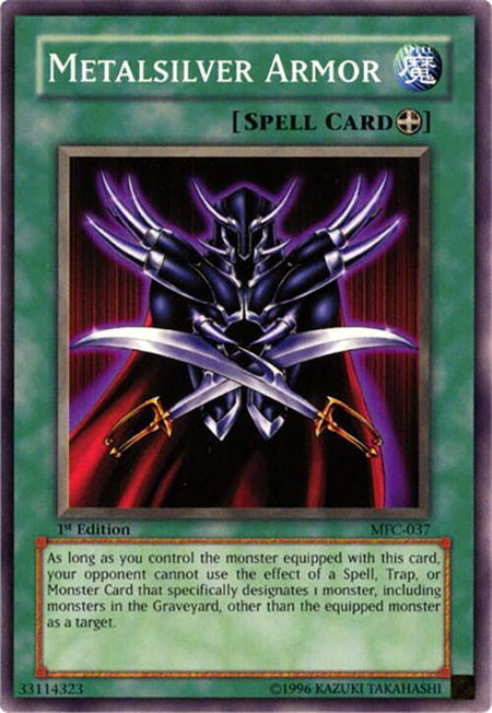 Metalsilver Armor - Magician's Force YuGiOh trading card
