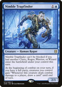 Nimble Trapfinder - Zendikar Rising (ZNR) #72 - Rare Magic: The Gathering Trading Card