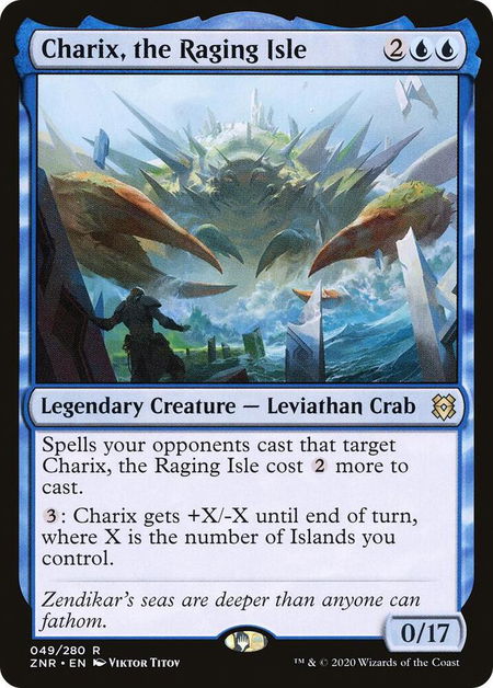 Charix, the Raging Isle - Zendikar Rising Magic: The Gathering trading card