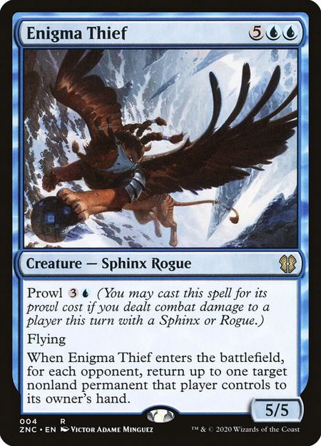 Enigma Thief - Commander: Zendikar Rising Magic: The Gathering trading card