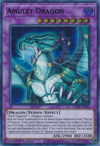 Amulet Dragon (Green) - Dragons of Legend: The Complete Series (DLCS) #DLCS-EN005 - Ultra Rare YuGiOh Trading Card