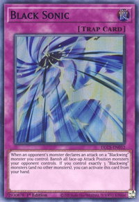 Black Sonic (Blue) - Dragons of Legend: The Complete Series (DLCS) #DLCS-EN032 - Ultra Rare YuGiOh Trading Card
