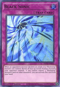 Black Sonic (Green) - Dragons of Legend: The Complete Series (DLCS) #DLCS-EN032 - Ultra Rare YuGiOh Trading Card