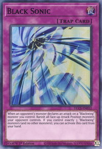 Black Sonic (Purple) - Dragons of Legend: The Complete Series (DLCS) #DLCS-EN032 - Ultra Rare YuGiOh Trading Card